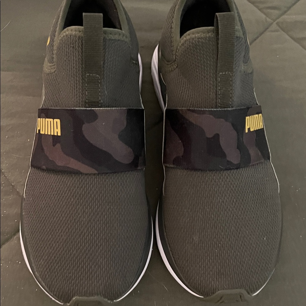 Puma sneakers in gently used condition